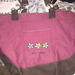 Life is Good tote bag